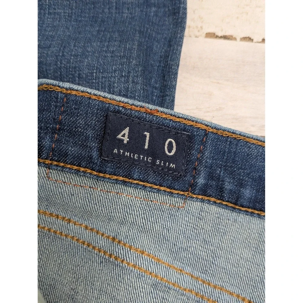Lucky Brand 410 Jeans Mens‎ 38x30 (39x29) Athletic Slim Med Wash Blue Stretch
